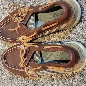 Womens 8M Sperry Top Sider Leather Loafers